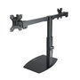TooQ Soporte de Sobremesa para 2 Monitores 17''-27'' Negro